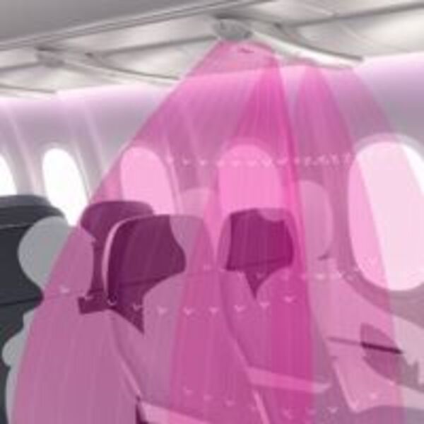 機艙內的空氣隱形防護罩