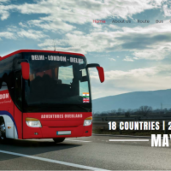 70天遊遍18國　搭乘巴士從印度玩到英國