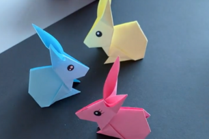 【在家學】快被小孩逼瘋了嗎？不然來教他們怎麼折紙兔子吧！