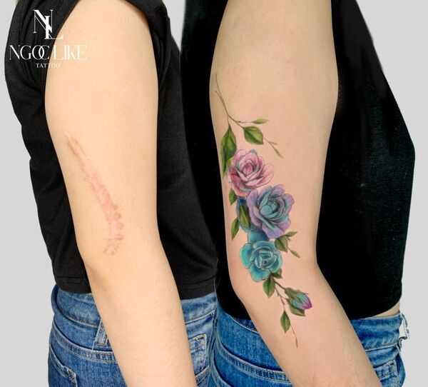 疤痕紋身師！越南女藝術家用紋身遮蓋傷疤，助人甩掉自卑重拾笑容