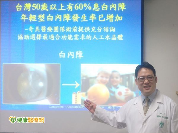 白內障年輕化　39歲工程師視茫茫