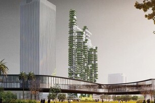 真正的垂直綠化 MAD洛杉磯的「雲走廊」帶著綠建築走入雲端
