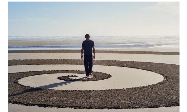巨大麥田圈 沙灘藝術家Jim Denevan