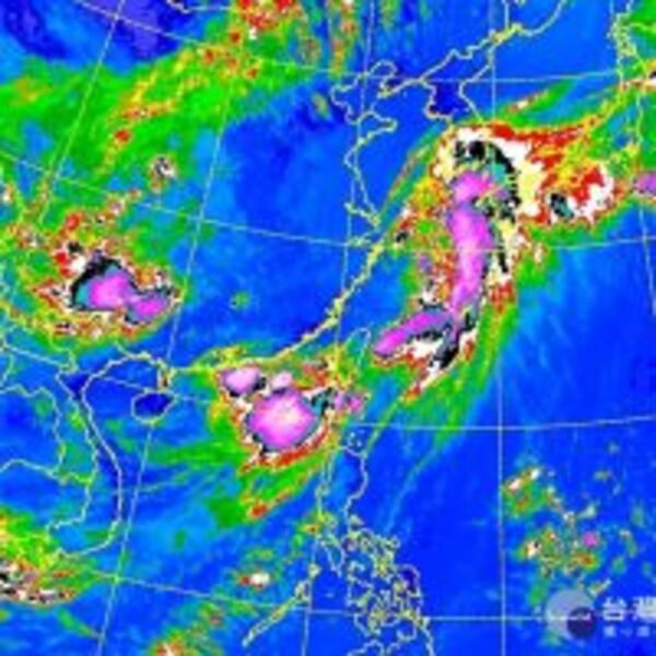南海低壓接力報到　中南部、台東留意短時強降雨