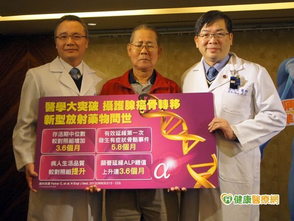 老翁攝護腺癌骨轉移　&alpha;粒子導向助重生