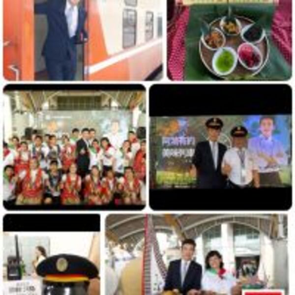 2020「鐵路便當節」台東一日站長陳鴻：「吃台東好山好水在地品當季物產，甚麼保養品都不用擦，吃的好自然就可以有自然好氣色。」