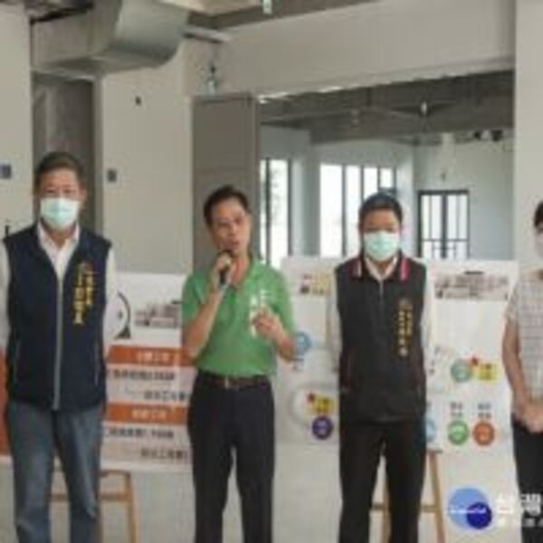 外埔圖書館明年4月啟用　0-2歲公托座落老人文康中心