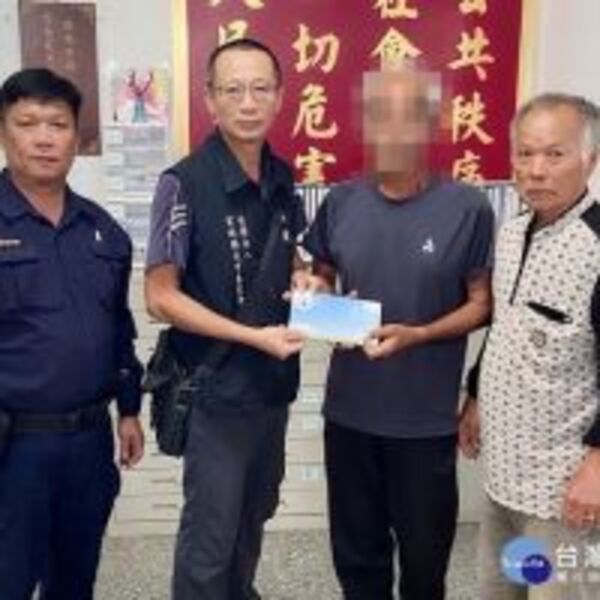 北港警巡勤見貧困　暖心所長發動救濟