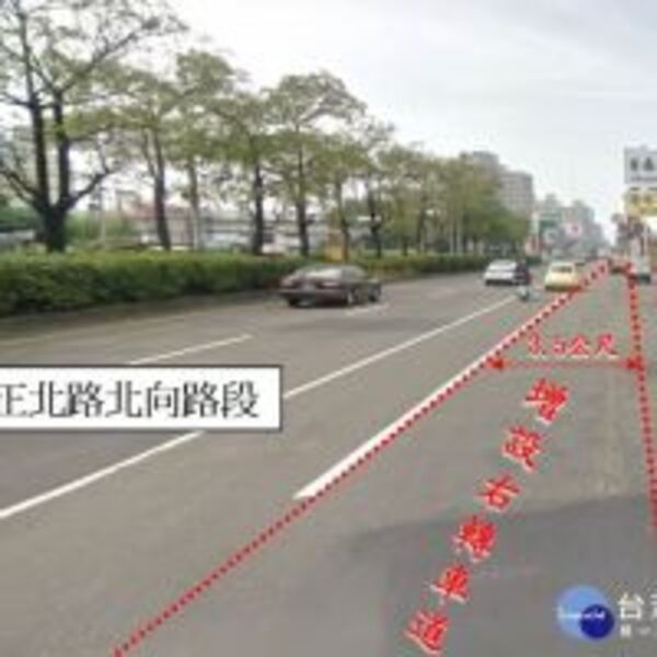 紓解永康交流道車流　南市府增設中正北路右轉專用車道   