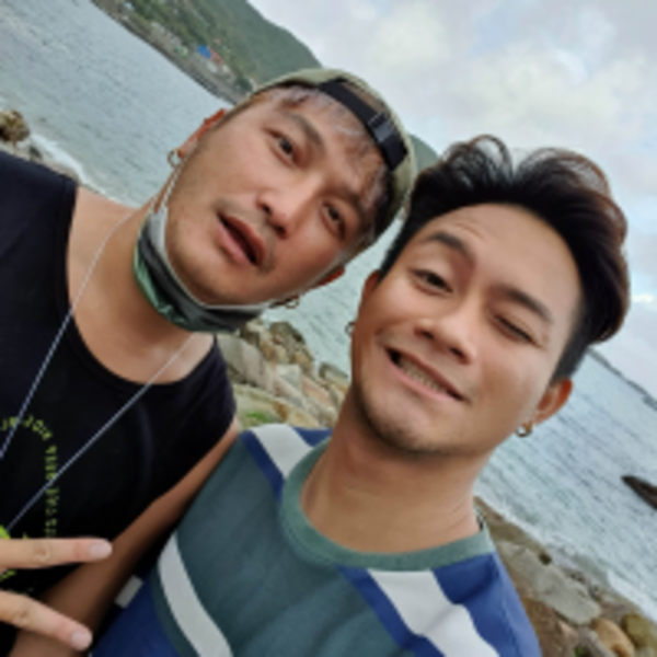 影／「星光二班」吳忠明以新名字「大Q秉洛」再出發！與KID相約淨灘清出兩座小山