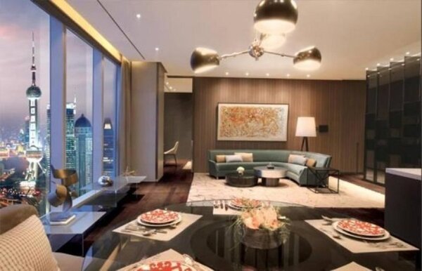 Angelababy上海過億豪宅曝光，客廳能容下巨型貓籠，窗外便是東方明珠塔！