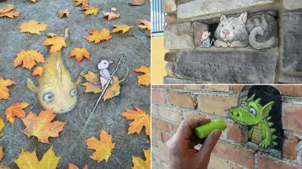 30個充滿童趣的街頭藝術作品，看了會讓你會心一笑