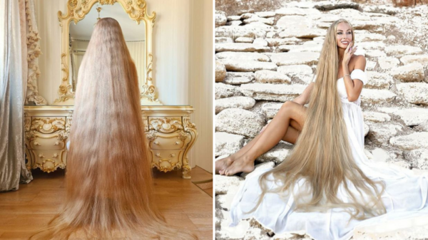 現實版 「長髮公主」！烏克蘭女子5歲開始蓄髮，如今長度已達2米