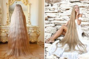 現實版 「長髮公主」！烏克蘭女子5歲開始蓄髮，如今長度已達2米
