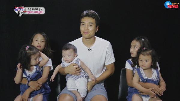 足球選手李同國攜五姊弟初登場老么大發淡定被封「嬰兒菩薩」