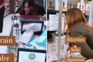 美國女子為證明「病毒沒什麼大不了」，竟去超市舔冰箱把手、購物車…影片曝光網友傻眼！