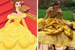 神還原！藝術家親手縫製「經典公主裝」，超強手藝完整童年公主夢