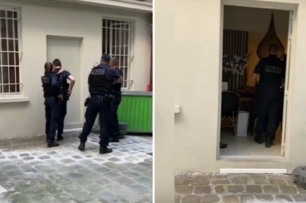 在巴黎遇小偷！4名警察舉槍片影片超緊張，網紅曝：「便宜民宿要小心，房東別有意圖」