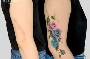 疤痕紋身師！越南女藝術家用紋身遮蓋傷疤，助人甩掉自卑重拾笑容