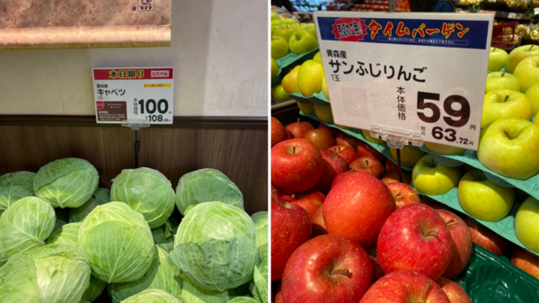 高麗菜25元、青森蘋果15元！他po日本當地物價一比：「台灣會不會太可憐？」