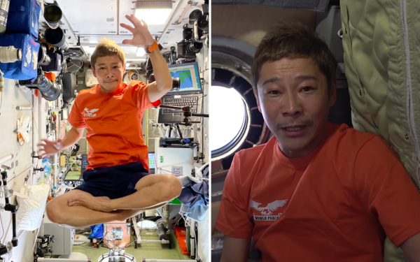 日本富豪從太空站上傳首支影片，驚嘆「太空與ISS真的存在！」