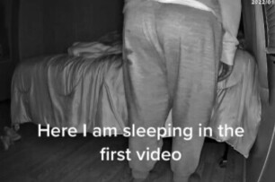 半夜睡不安寧以為鬧鬼！她放攝影機竟錄下「男友媽超可怕行徑」