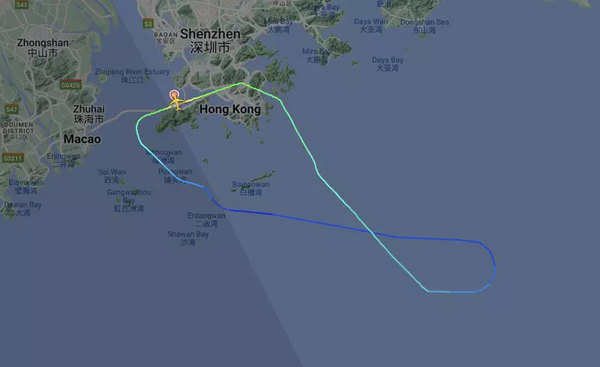 起飛十分鐘「引擎熄火」！華航CI910班機飛桃園緊急返航迫降香港