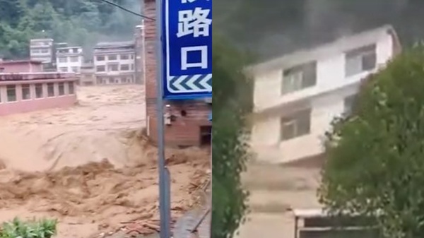 湖南再爆驚人洪災！2層樓當場被沖垮「2700多棟屋子倒塌」