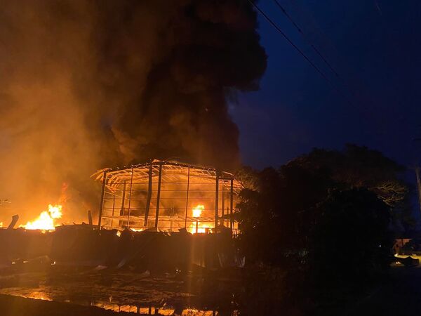 彰化工廠傳嚴重爆炸！全鄉清晨被嚇醒　火勢猛烈狂燒700坪