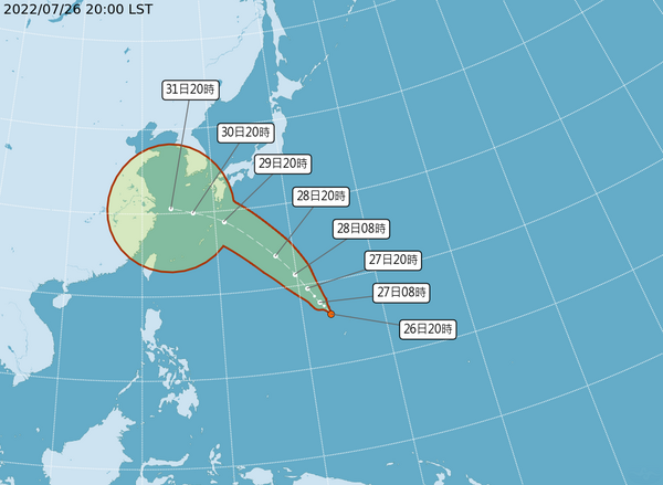 第五號颱風「桑達」24hr內恐生成　未來3天路徑曝光　