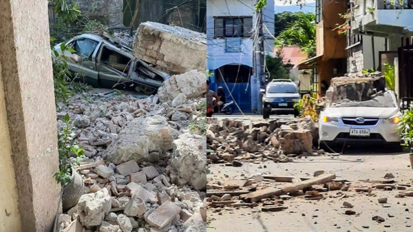 菲律賓7.3強震！「目前2死、30餘傷」醫院、大樓遭腰斬