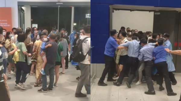 宛如世界末日！上海IKEA緊急封鎖　民眾尖叫推門四散逃亡