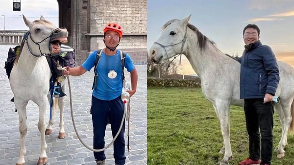 超狂！挑戰從西班牙騎馬回山東　他「半年移動2500km」拚2年到家