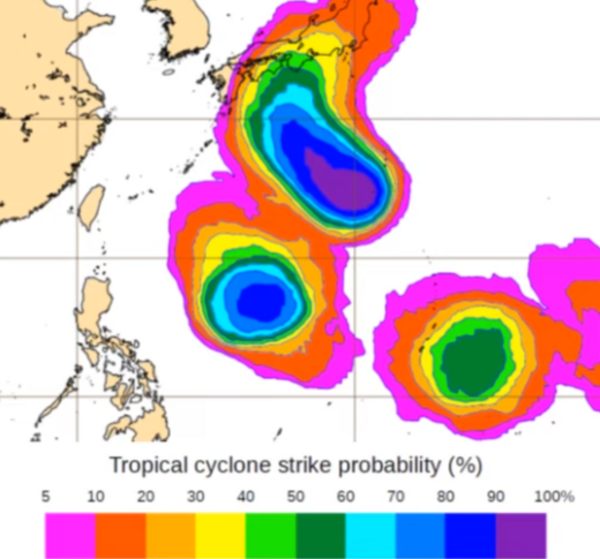 今年第15號颱風「塔拉斯」最快明生成！預估路徑曝光