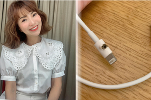 iPhone充電線燒出一個洞！女作家嚇壞勸世「這點很重要」　網認同狂點頭