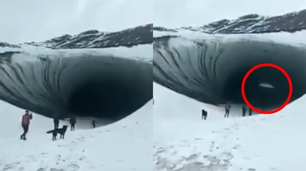 影／「危險勿入！」男子無視警告入冰穴探險　遭巨大冰磚砸下當場慘死