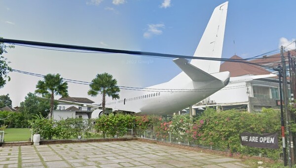 峇里島獨特的打卡景點！「波音747」被遺留在市區長達15年