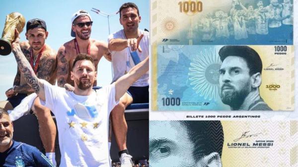 睽違44年！阿根廷考慮發行「梅西紀念鈔」　照片曝光粉絲嗨翻：有簽名