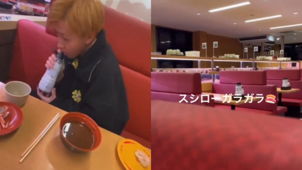 屁孩舔掉36.8億市值！壽司郎店內「淒涼現況曝光」嚇呆百萬網友