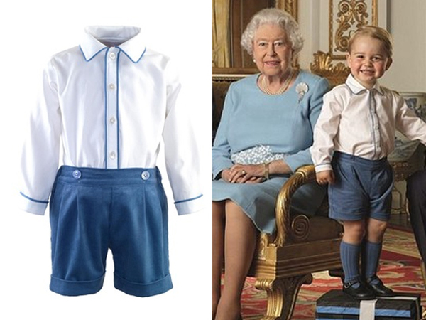 平民買得起英倫王子裝！英女王90歲大壽喬治小王子再穿愛牌登場