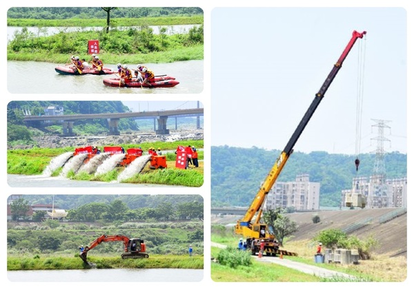 模擬豪大雨及颱風釀災　桃園防汛搶險暨緊急應變演習