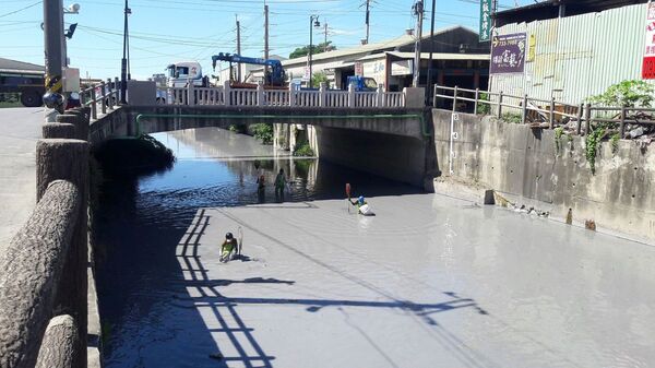 泥漿噴發污染水質　高市水利局緊急應變掌握狀況