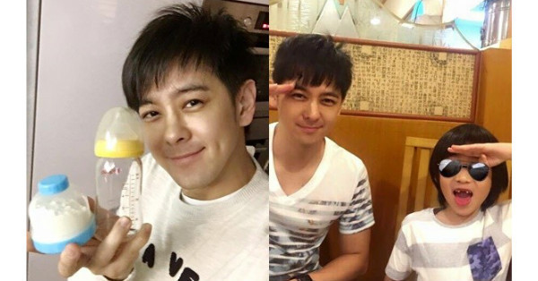 6歲Kimi不願長大！硬擠弟弟學步車模樣超逗趣 林志穎笑：你好像坐錯了