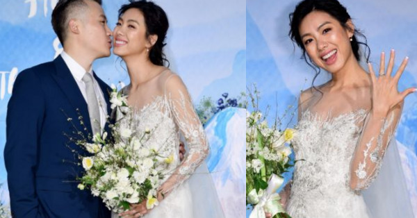 恭喜林可彤！！！一定要一直幸福下去喔！林可彤噴淚嫁外商狂閃2.5克拉鑽戒.......聽老公「永遠永遠陪妳」淚崩