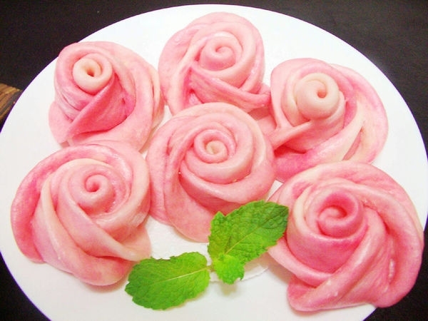 來點不一樣的~【玫瑰花造型饅頭】~ 歐巴桑的快樂廚房