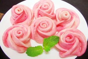 來點不一樣的~【玫瑰花造型饅頭】~ 歐巴桑的快樂廚房