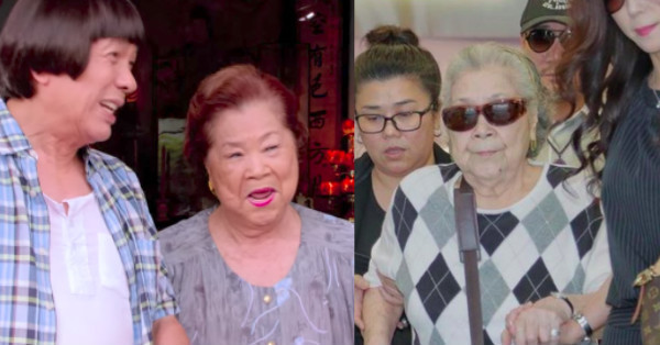84歲素珠強忍著病痛「杵拐杖」悼豬哥亮：「老娘來送...」所有家屬聽到「這一句」都心痛落淚....