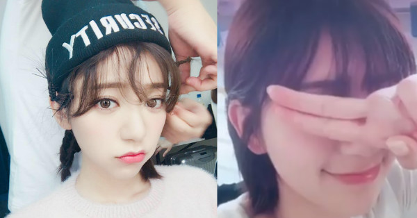 女神郭雪芙短髮造型曝光了，超Q齊瀏海萌翻網友，網友直呼:我的女神年輕五歲!