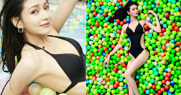 微風女神郭源元性感濕身C罩杯輪廓隱約可見，更爆出喝醉大失控見人狂親，引起暴動!