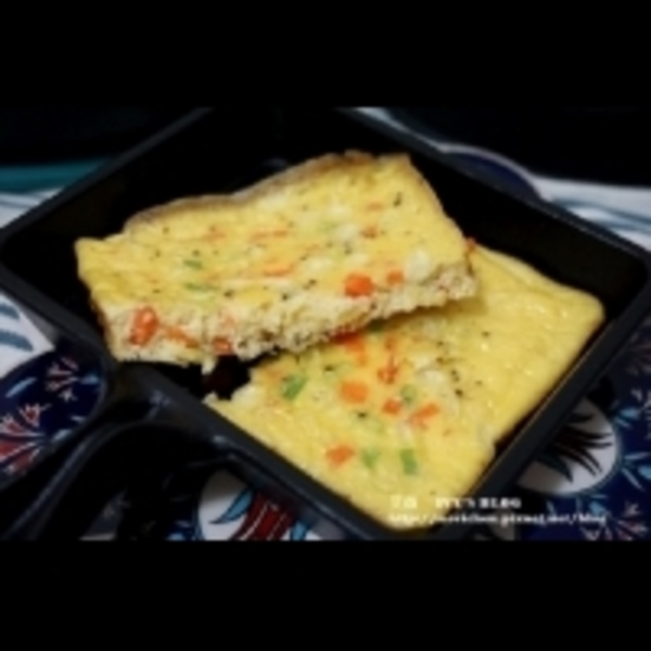 超簡單烤箱料理！《蔬菜烘蛋》步驟版圖文～連不愛吃青菜的孩子們也會愛上它...